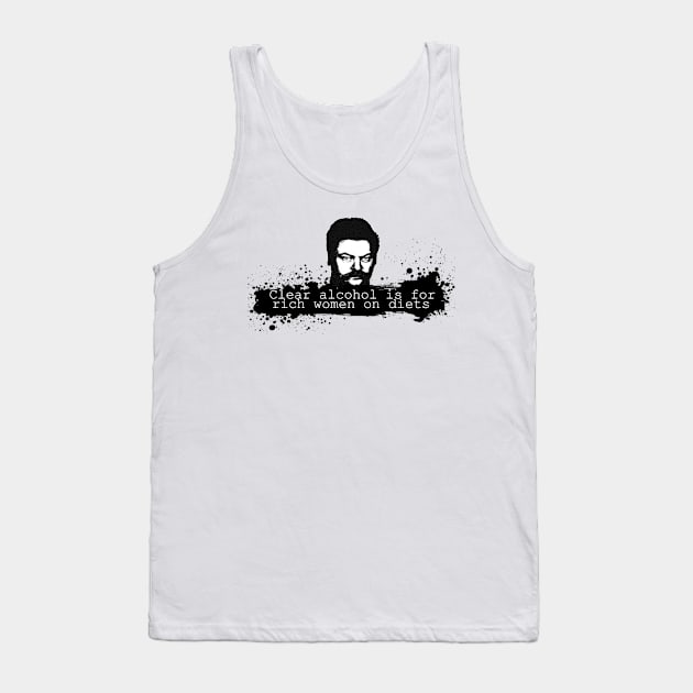 Clear alcohol is for rich women Tank Top by kurticide